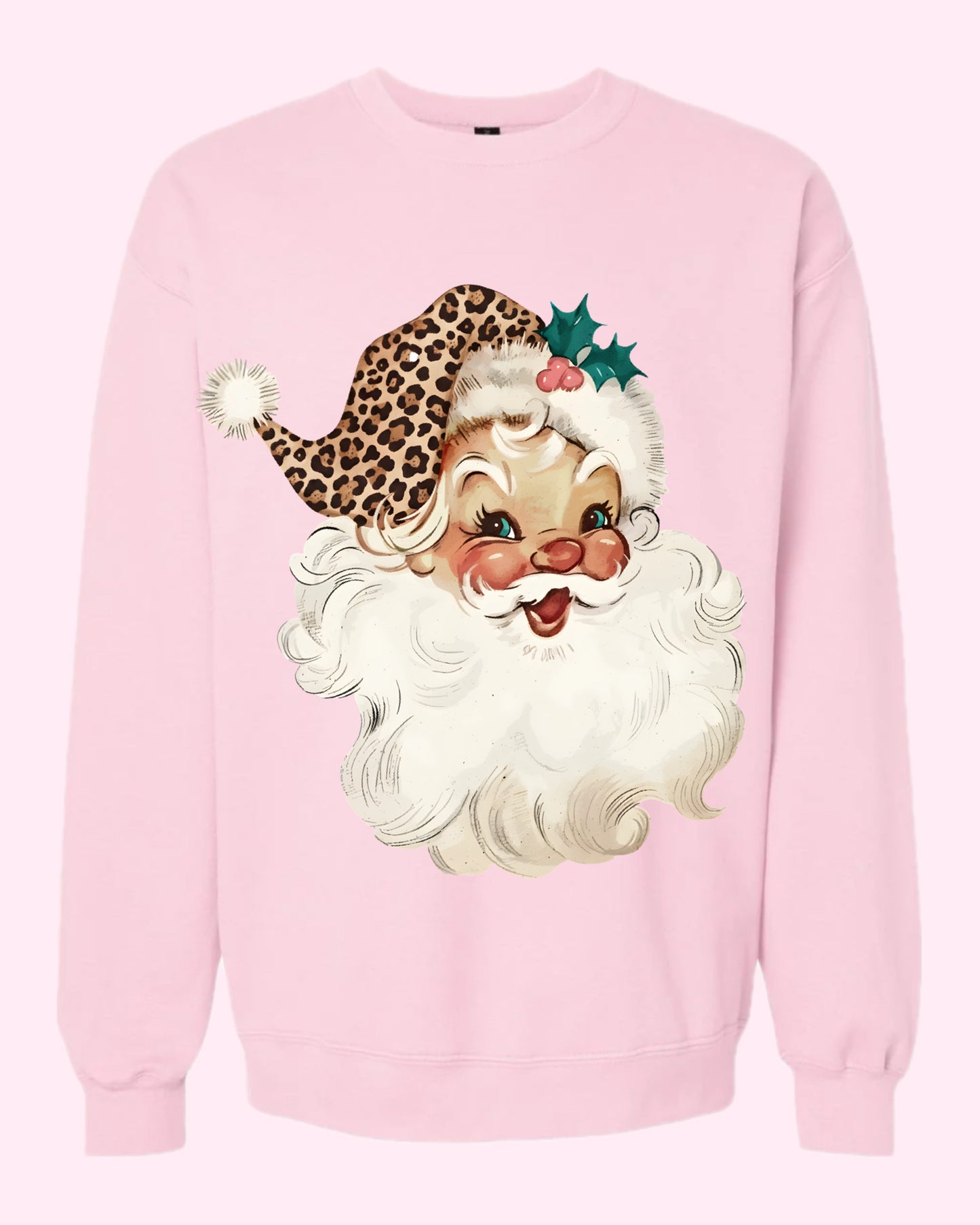 Cheetah vintage Santa