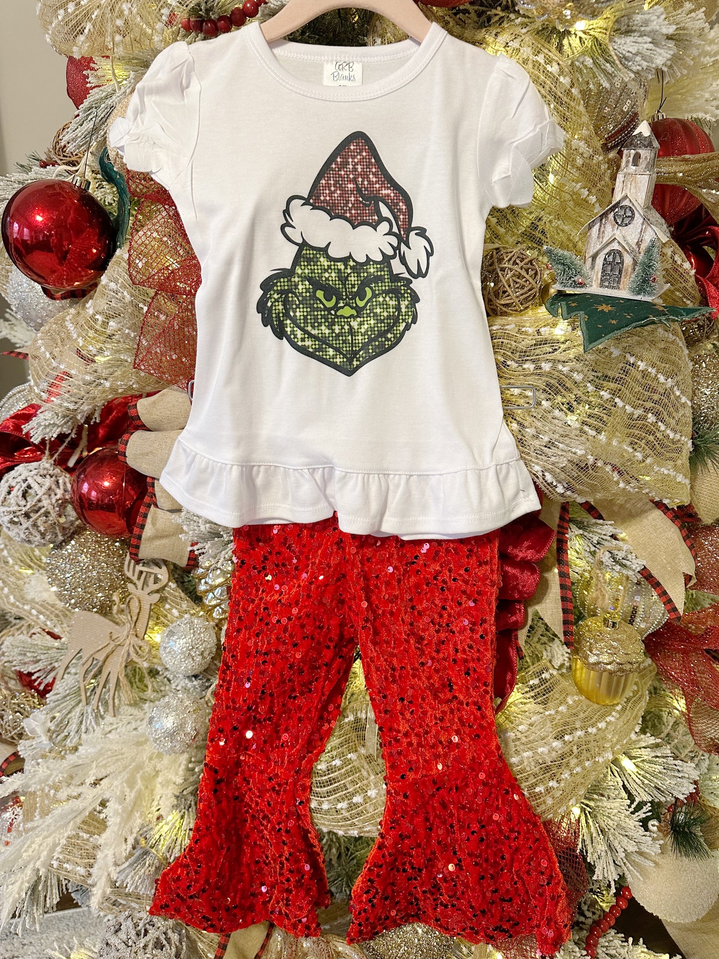 Kids grinch outfit