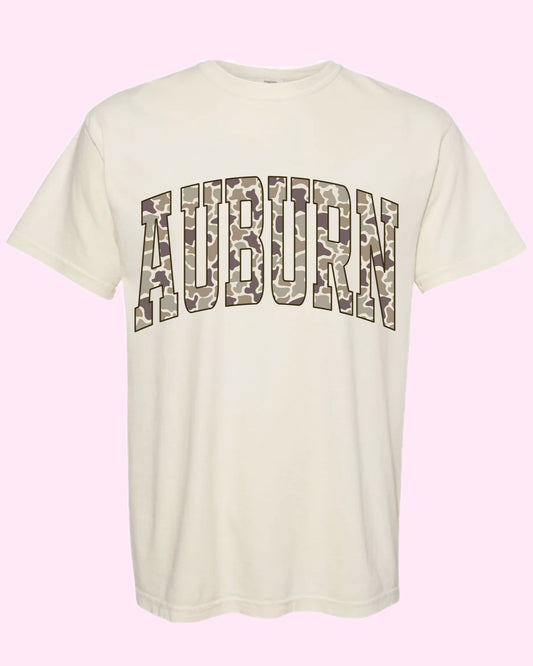 Auburn camo tee