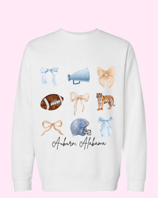 Auburn Bow sweatshirt