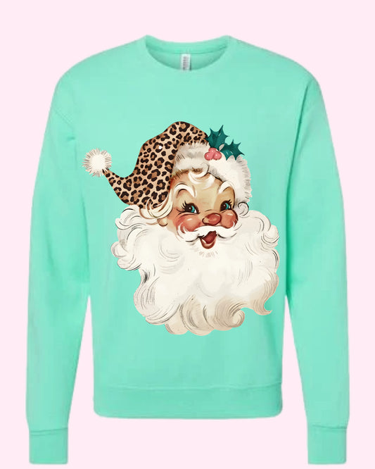 Cheetah vintage Santa
