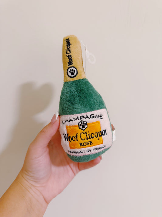 Dog toy woof clicquot