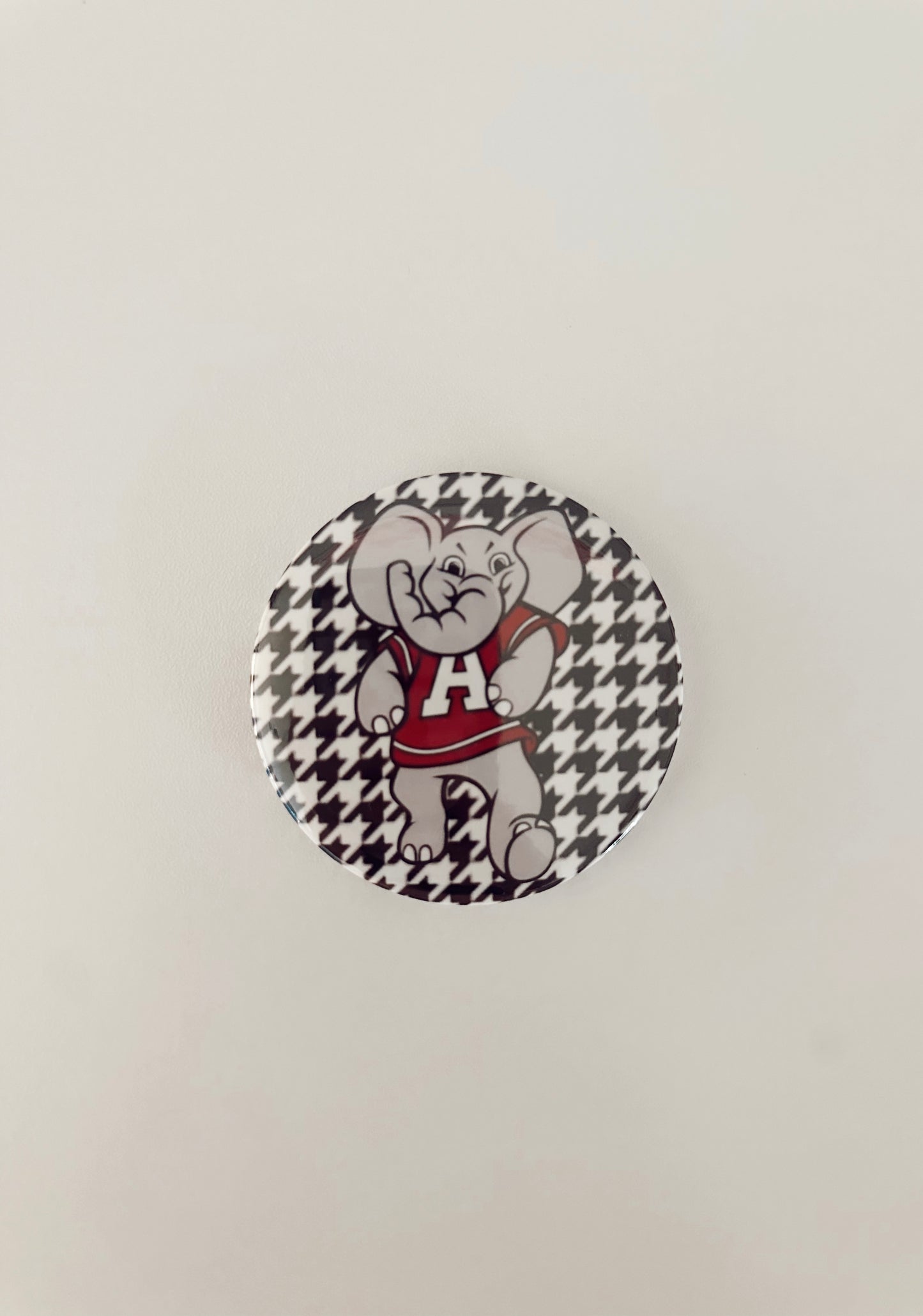 crimson elephant pin