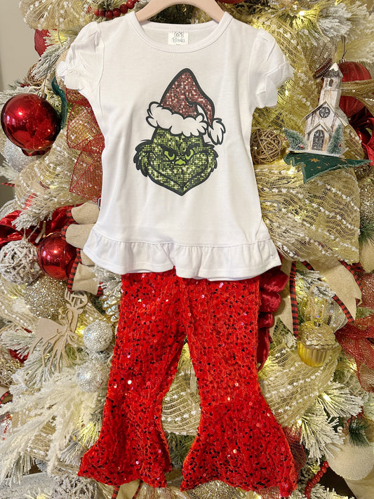 Kids grinch outfit