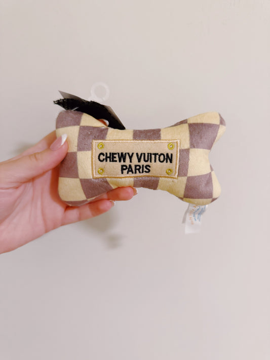 Dog toy chewy vuiton